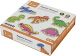VIGA Dřevěné magnety 20 ks dinosauři