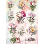 Cadence Rýžový papír A3 růže ze zahrady