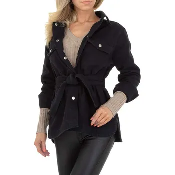 Dámská casual bunda Dámská džínová bunda SHK Paris Barva: Černá, Velikost: L