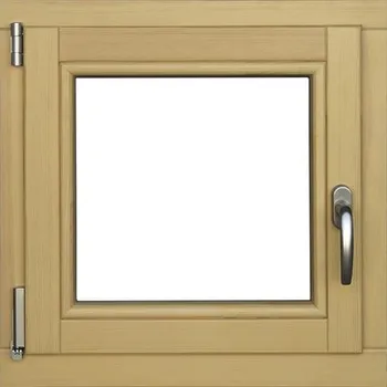 Okno Dřevěné okno lakované borovice 60 x 60 cm levé trojsklo