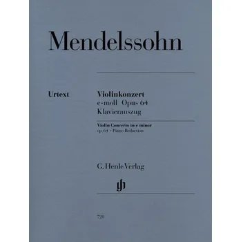 Violin Concerto In E Minor Op.64 pro housle a klavr 1055599