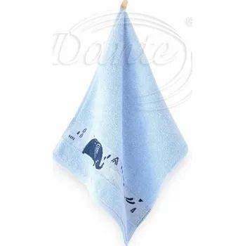 Dekorativní polštářek Dante Ručníček ZVÍŘÁTKA sv.modrý - 50 x 70 cm