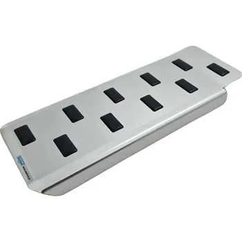 Autodoplněk Opěrka nohy VW Passat B6 2005-2011 • nerez • Alu-Frost