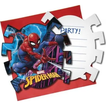Pozvánka Godan Party pozvánky Spiderman Team Up 6 ks