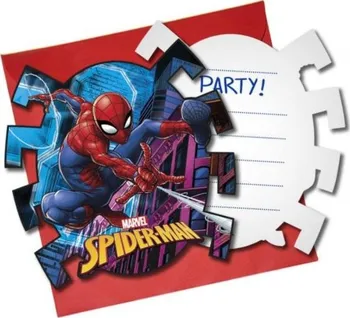 Pozvánka Godan Party pozvánky Spiderman Team Up 6 ks
