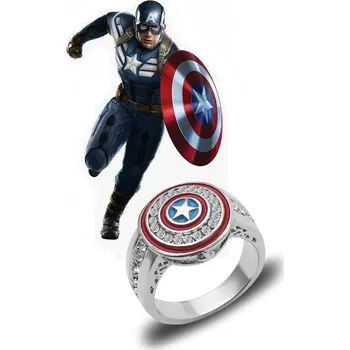 Seriál Marvel prsten Captain America Velikost 9