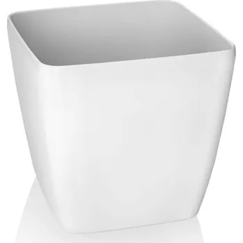Biokrb Flower Lover Obal na květináč Quadrato Easy bílá, 24 cm