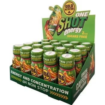 Energetický nápoj GoldNutrition One Shot Energy 20 x 60ml
