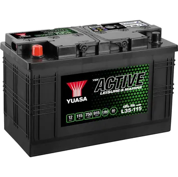 Autobaterie Yuasa YBX Active Leisure & Marine L35-115 12V 115Ah 750A