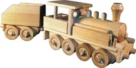 Ceeda Cavity Parní lokomotiva přírodní dřevěná