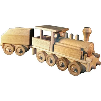 Dřevěná hračka Ceeda Cavity Parní lokomotiva přírodní dřevěná