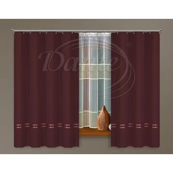 Závěs Dante Závěs KATRYN bordó - 250 cm x 140 cm