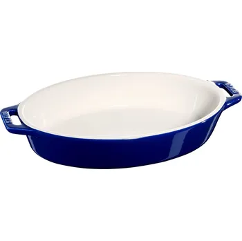 Staub keramická zapékací mísa oválná 23 cm/1,1 l tmavě modrá, 40511-157