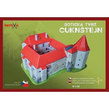 Papírový model Gotická tvrz Cuknštejn 1:120 - Betexa