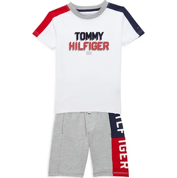 Kojenecká souprava Tommy Hilfiger dětské tričko a kraťasy 24 m