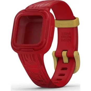 Řemínek na hodinky Garmin řemínek vivofit junior3, červený (Marvel Iron Man)