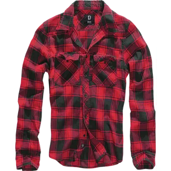 Pánská košile Košile Brandit Check shirt červená/černá - 3XL