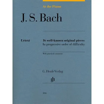 At The Piano - J. S. Bach - 16 znmch originlnch skladeb v postupnm poad obtnosti s praktickmi komenti 1054563