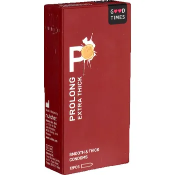 Kondom Good Times Prolong Extra Thick Condoms 12 pack