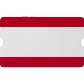 Otevřená samolepicí podlahová kapsa, 1/2 A4, červená