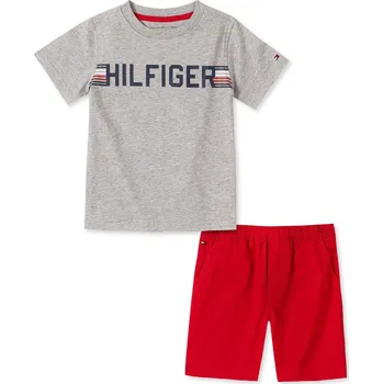 Kojenecká souprava Tommy Hilfiger chlapecké tričko s kraťasy Martin 18 m
