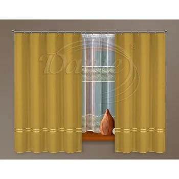 Dekorativní polštářek Dante Závěs KATRYN žlutý - 50 x 50 cm