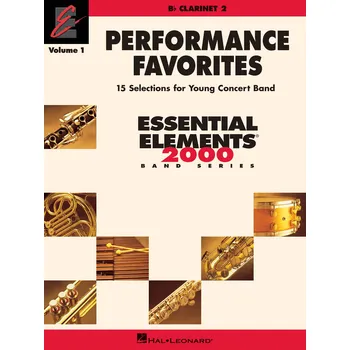 Performance Favorites Vol. 1 - Clarinet 2 - 15 Selections for Young Concert Band - noty na klarinet 1001075