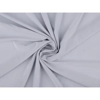 Úplet sportovní hladký pevnější PES, barva 4 (180 g/m²) šedá světlá