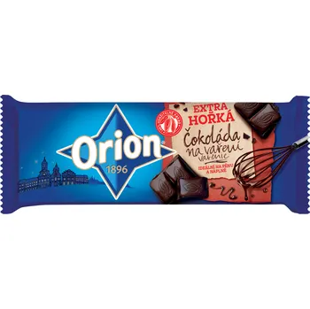 Čokoláda Nestlé Orion Extra hořká čokoláda na vaření 52 % 90 g