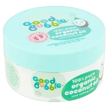 Rostlinný olej Good Bubble Organický panenský kokosový olej 185g