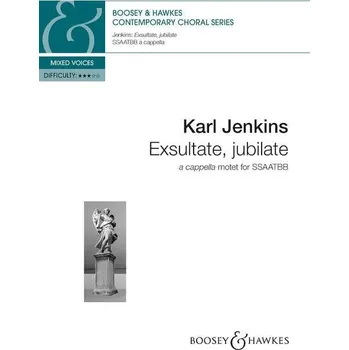 Exsultate, jubilate - A cappella motet noty pro sbor SSAATBB a Cappella 702090
