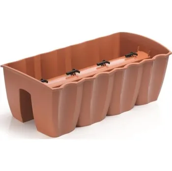 Truhlík truhlík balkonový CROWN 24x28x20cm, 7l, Terakota