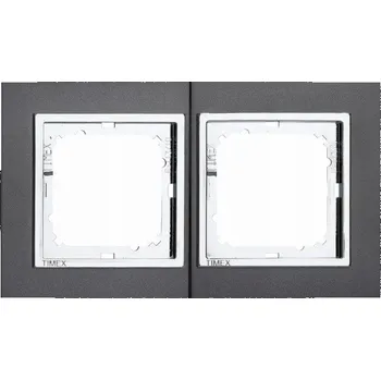 Stavebniny Timex Rámeček dvojnásobný MAGIC grafit + chrom