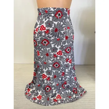 Dámská sukně damské sukně, Barva Šedá, Velikost XXXL 54, Materiál 96% Viskoza 4% Lycra