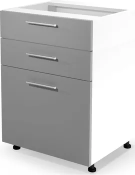 Kuchyňská skříňka Halmar Vento D3S80-82 šedá