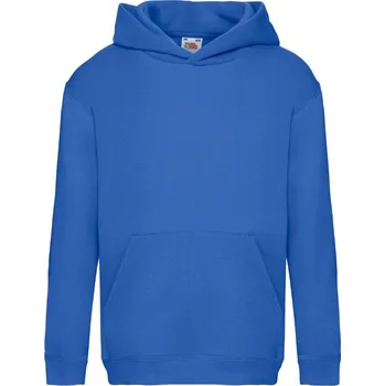 Chlapecká mikina dětská levná mikina, kapuce, modrá Barva: Royal blue - královsky modrá, velikost: 128