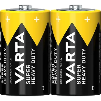 Baterie Varta 2020, R20 vol.