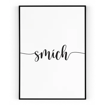 Plakát Plakát / Obraz Emoce smích Pololesklý saténový papír A4 - 21 x 29,7 cm