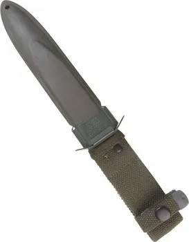 Pouzdro na nůž Mil-Tec US M8 PVC pro bajonet M3 M4 zelené