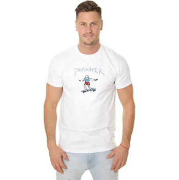 tričko Thrasher Gonz Logo - White S