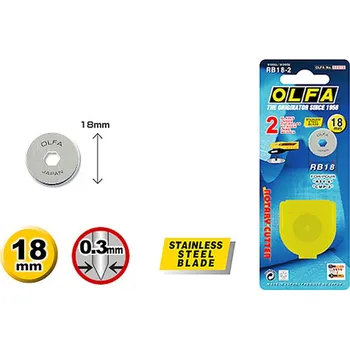 Pracovní nůž Náhradní rotační čepel OLFA RB 18-2 (2 ks)