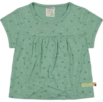 Dětské triko s krátkým rukávem Malé tečky zelená loud + proud Velikost: 110/116