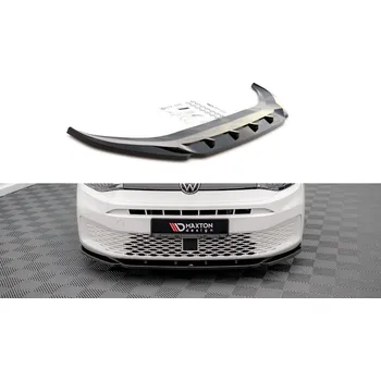 Karosérie Spojler pod nárazník lipa V.1 Volkswagen Caddy Mk5 černý lesklý plast