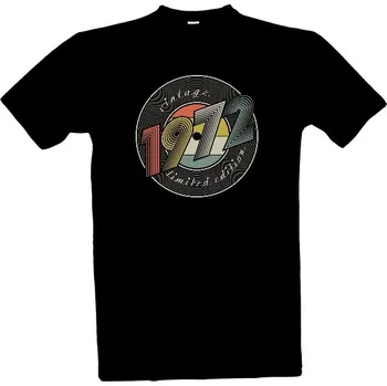 Tričko s potiskem 1972 vintage - limited edition - vinil pánské