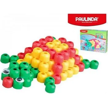 Modelovací hmota Paulinda Super Beads Jumbo 3D 10x8mm 100ks želva s doplňky v krabičce