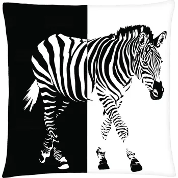 Polštář Polštář ANIMAL 30 - ZEBRA Mybesthome 40x40 cm Varianta: Povlak na polštář, 40x40 cm