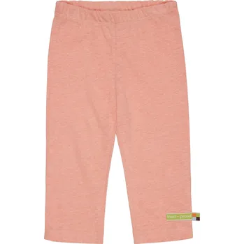 Dětské kalhoty s příměsí lnu Světle oranžová loud + proud Velikost: 98/104