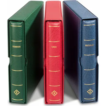 Obal pro sběratelský předmět LEUCHTTURM Albové desky PERFECT s kazetou a názvem státu Stát: Deutschland DDR