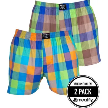 Boxerky trenýrky Meatfly Doug Boxershorts 2024 Orange Brown L