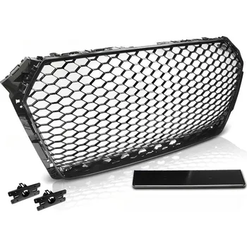 Karosérie Tuning Tec Přední maska Audi A4 B9 2015-2018 černá lesklá